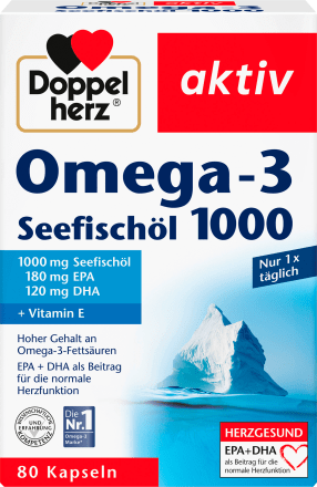 Doppelherz - Omega-3 深海魚油 膠囊 80粒