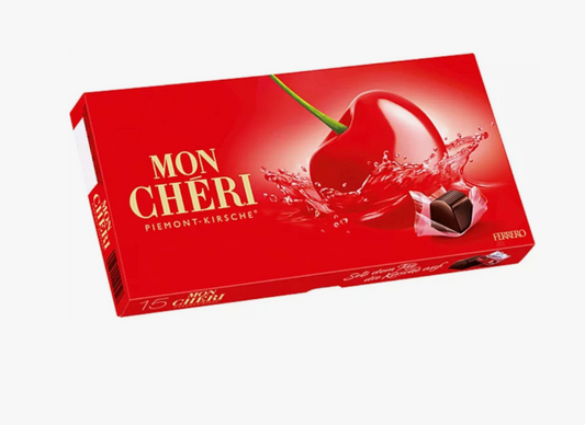 (季節限定)Ferrero Mon Cheri櫻桃酒巧克力 15 Stk, 157 g