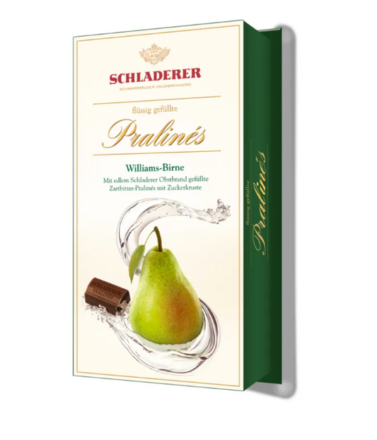 (季節限定)Schladerer Williams Birne 黑巧克力甜梨酒心夾心巧克力 127g