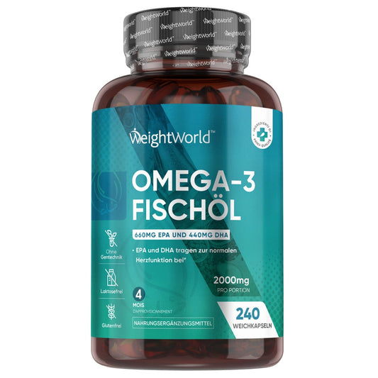 WeightWorld Omega-3 魚油 240粒